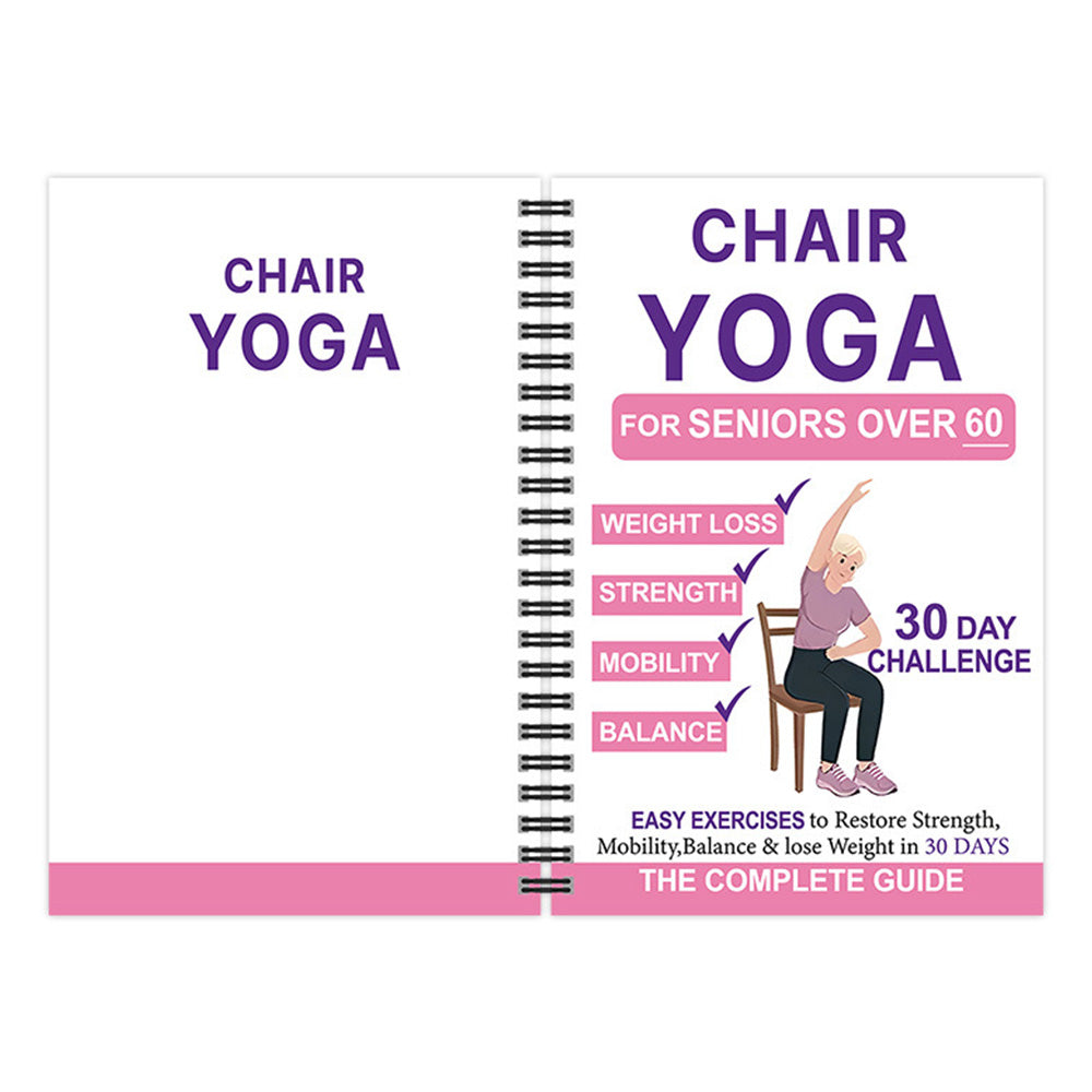 Chair Yoga Book for Seniors: Strength Balance & Wellness Exercises