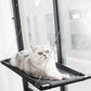 Cat Window Mounted Perch Hammock for Indoor Cats Resting
