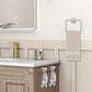 5Pcs Bathroom Towel Bar Set Stainless Steel 40cm Wall Mounted Towel Racks