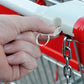 6Pcs Shopping Trolley Key Adaptable Versatile Keychain as Bottle Opener