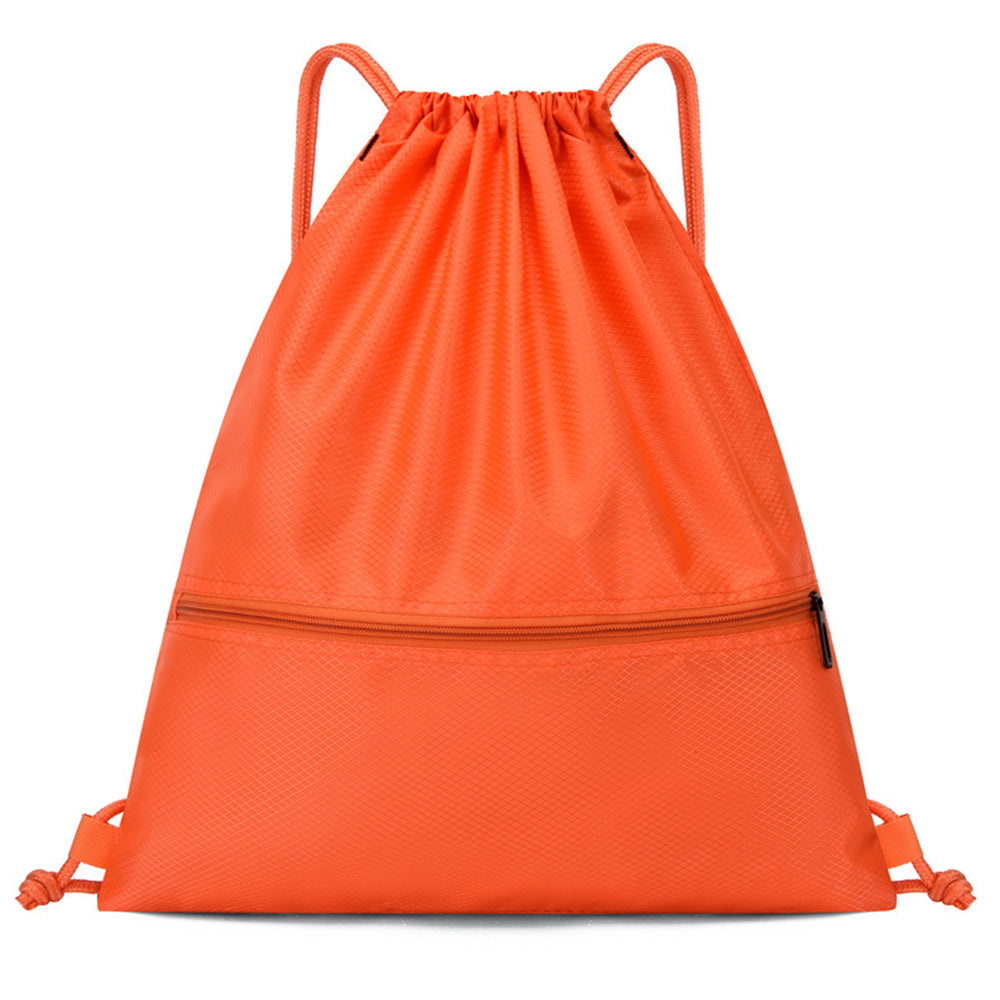 Water-resistant Drawstring Backpack Bag Portable Gym Backpack for Outdoor Travel
