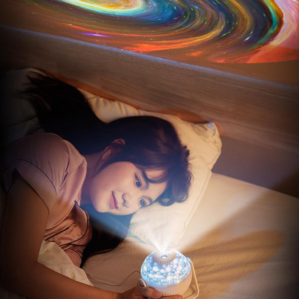 Galaxy Starry Projector Night Light with 13 Interchangeable Discs