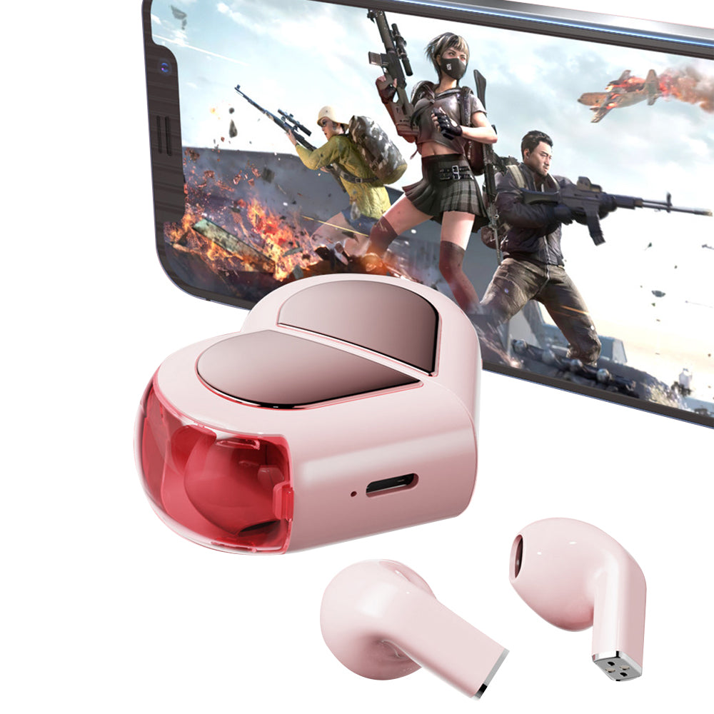 True Wireless TWS 5.3 Audio Earphones Convertible Heart-Shaped Couple Earbuds