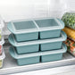 3 Pack Silicone Freezer Trays with Lids for Soup Sauce Meal Prep Storage