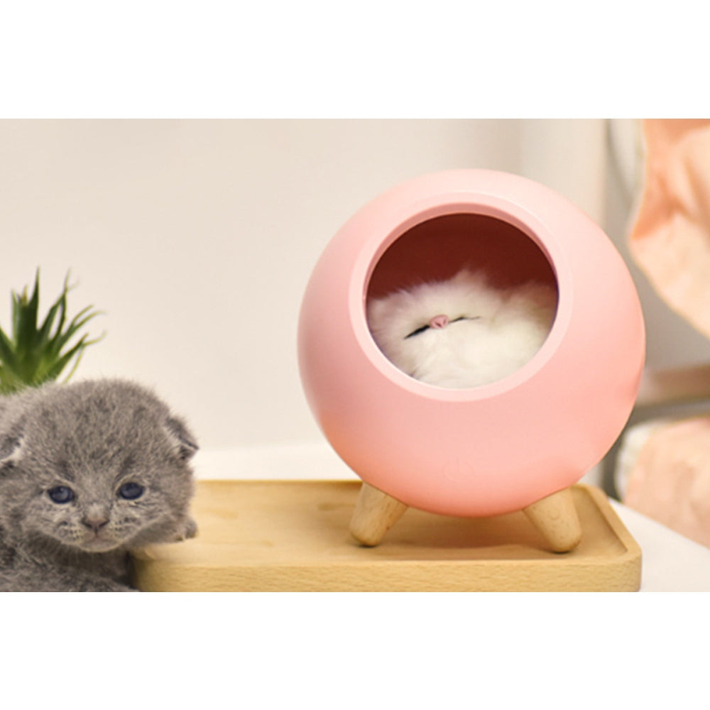 LED Cat Night Light for Bedroom Room Decoration Table Bedside Sleep Lamp