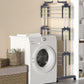 4-Tier Clothes Drying Airer Foldable Stainless Steel Movable Drying Rack