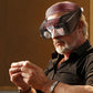 Magnifying Glass with LED Light Visor Head Loupe Headband Magnifier