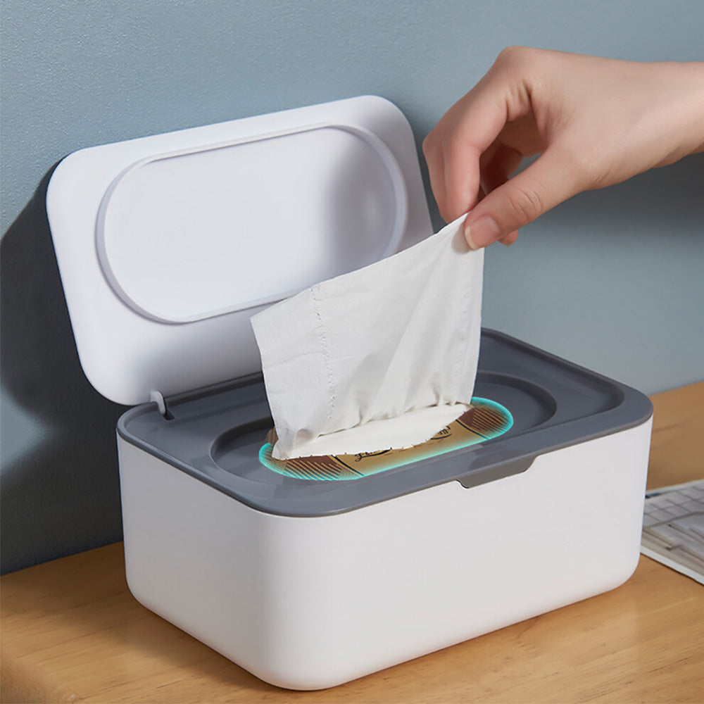 Wipes Dispenser Wipes Tissue Storage Case With Lid Refillable Wipe Holder