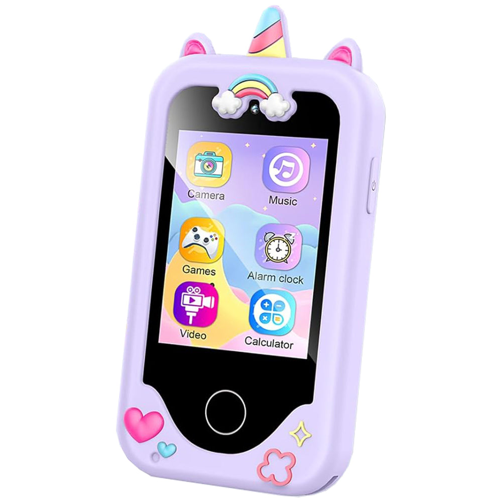2.8Inch Touchscreen Kids Learning Play Toy Phone With Dual Camera Kids Smart Phone With 8G SD Card