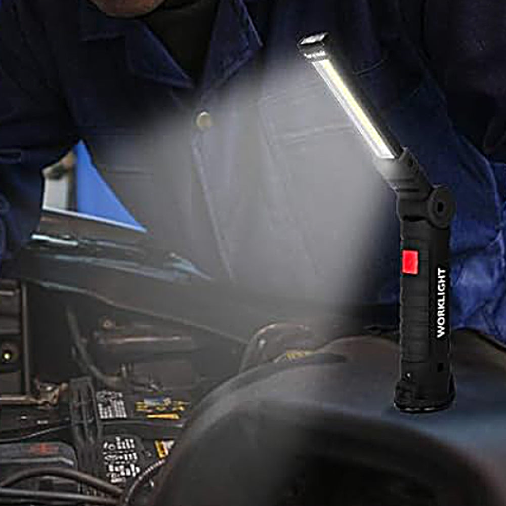 LED Rechargeable Work Light with Adhesive Base and 360 Degree Rotation
