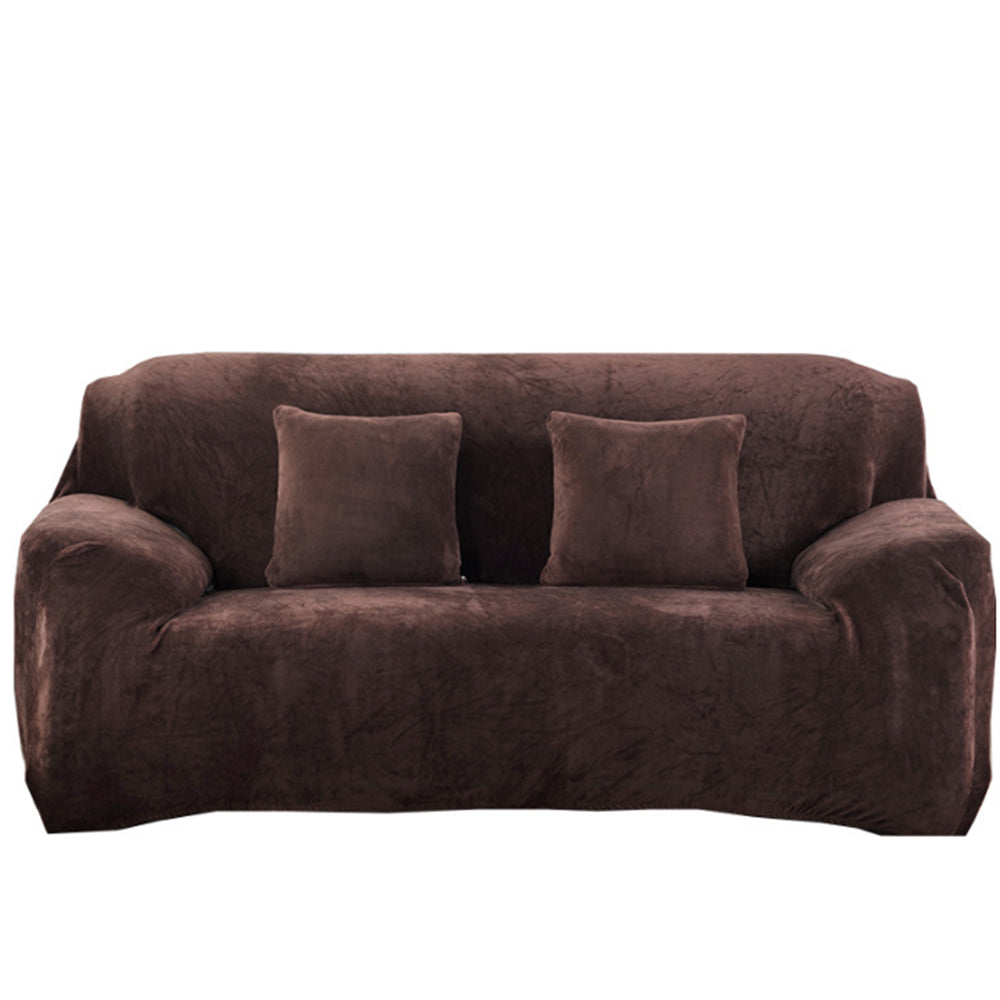 Velvet Plush Stretch Couch Cover
