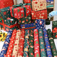 10Pcs Christmas Wrapping Paper Christmas Present Wrap Rolls Cute Traditional Xmas Wrap Paper
