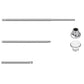 Adjustable Tension Curtain Rod Telescopic Shower Pole for Bathroom