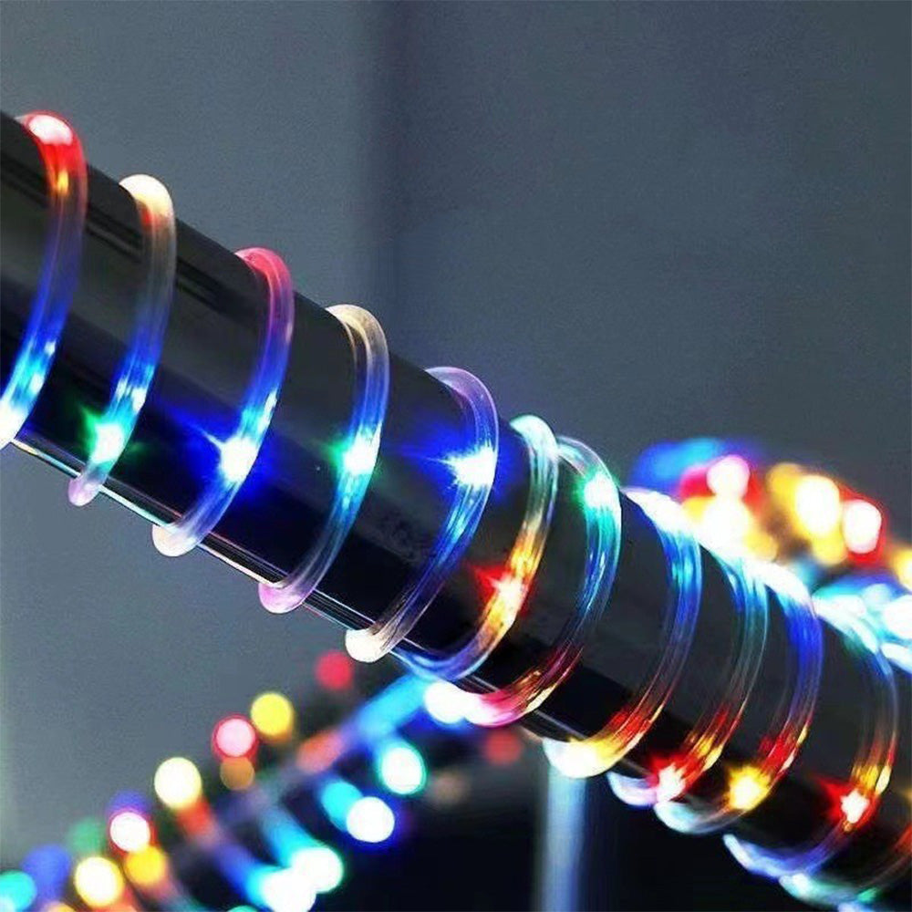 12m 100 LED Solar Rope Lights with 8 Modes for Parties and Weddings