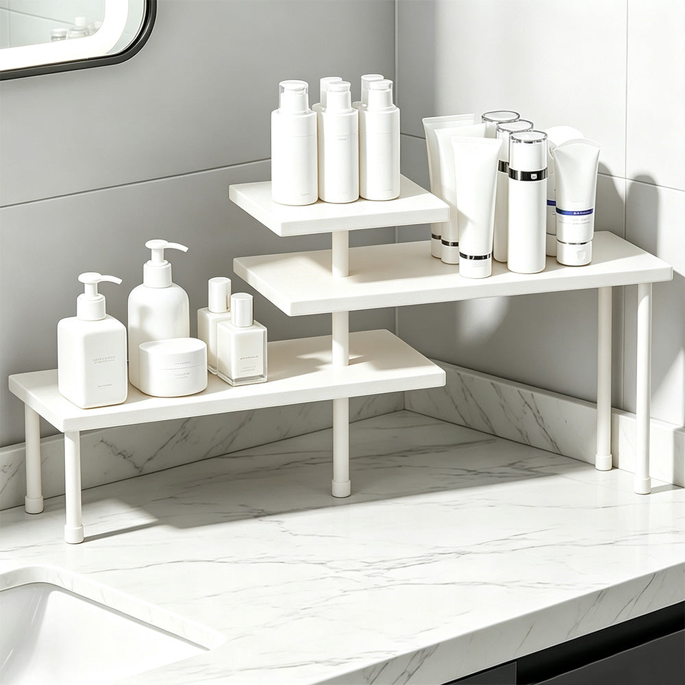 3 Tier Foldable Corner Countertop Storage Shelf