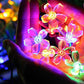 Outdoor Solar String Flower Lights Fairy Lights for Garden and Christmas Decoration