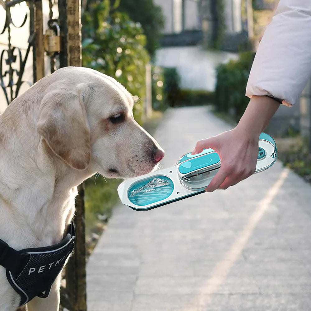 350ml Puppy Pet Foldable Water Bottle