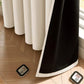 2 Pack 100 Percent Blackout Curtains with Black Liner for Bedroom Living Room and Office-Beige