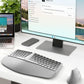 2.4G Wireless Keyboard and Mouse Set with Ergonomic Design 84 Key Keyboard and 6 Button Mouse