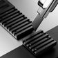 Men's Rubber Watch Band Compatible with Apple Watch Folding Buckle 42 44 45 46 49mm