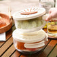 2Pcs Plastic Fruit Vegetable Washing Drain Basket with Lid