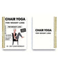 30 Day Chair Yoga Spiral Notebook Illustrated Sitting Guide