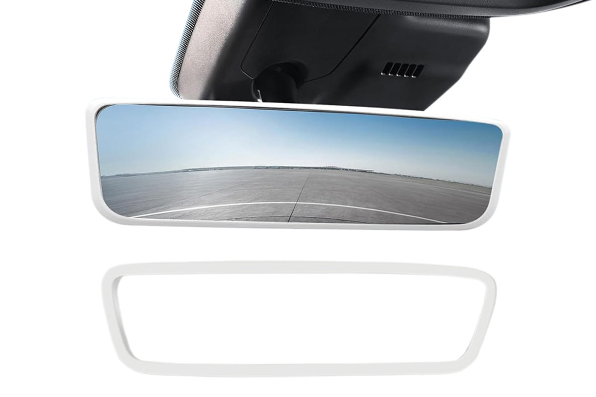 2PCS Car Rear View Mirror Protector Frame Silicone Auto Rearview Edge Protection Cover For Model 3 Model Y