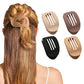 4Pcs Flat Hair Clips Claw Clips for Women and Girls French Clip