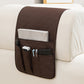 5 Pocket Sofa Armrest Organizer Remote Holder Bag for Couch and Chair