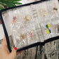 Transparent Travel Jewelry Organizer Storage Book Set for Earring Necklace Ring