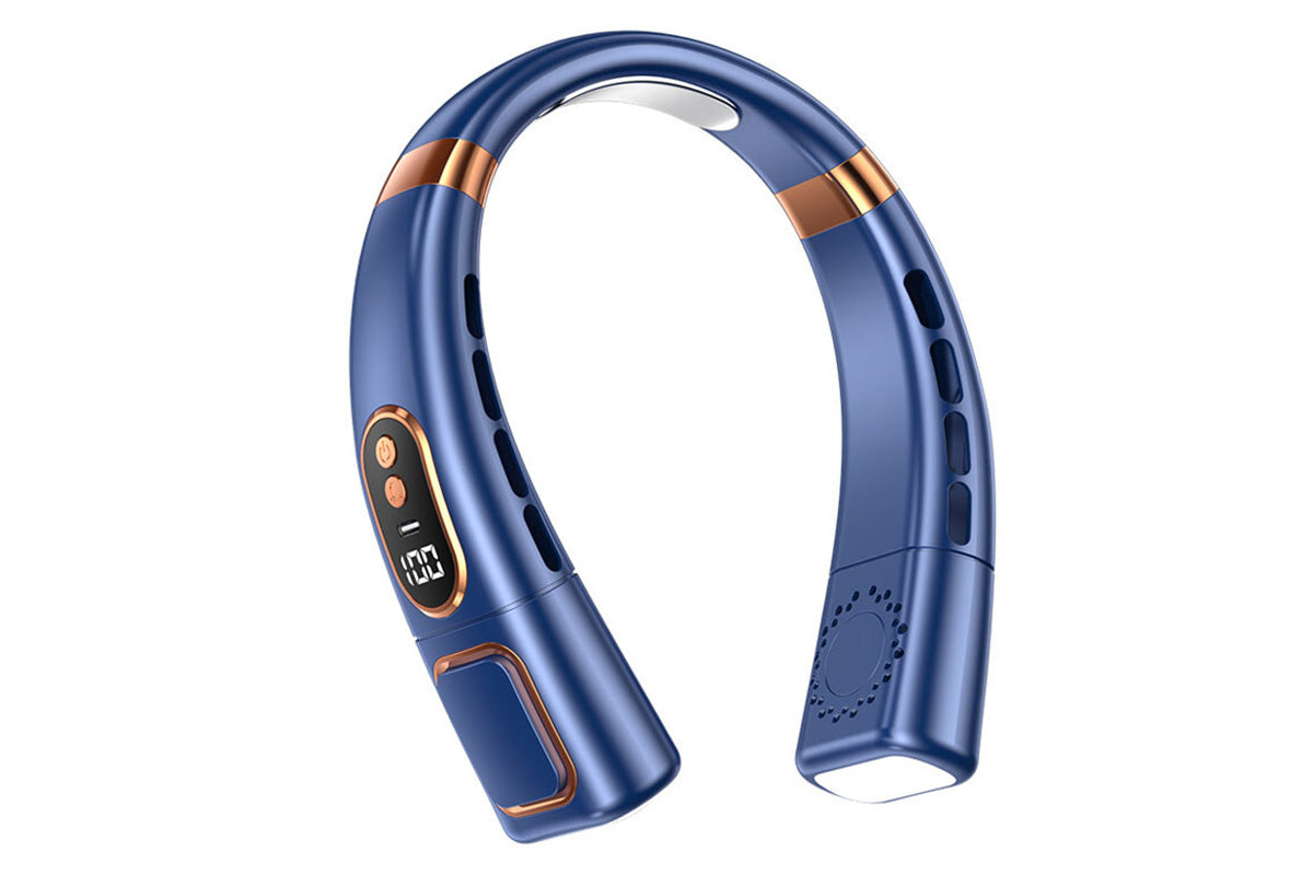 Neck Air Conditioner Wearable Personal Fan Neck Fan With Cooling Plate