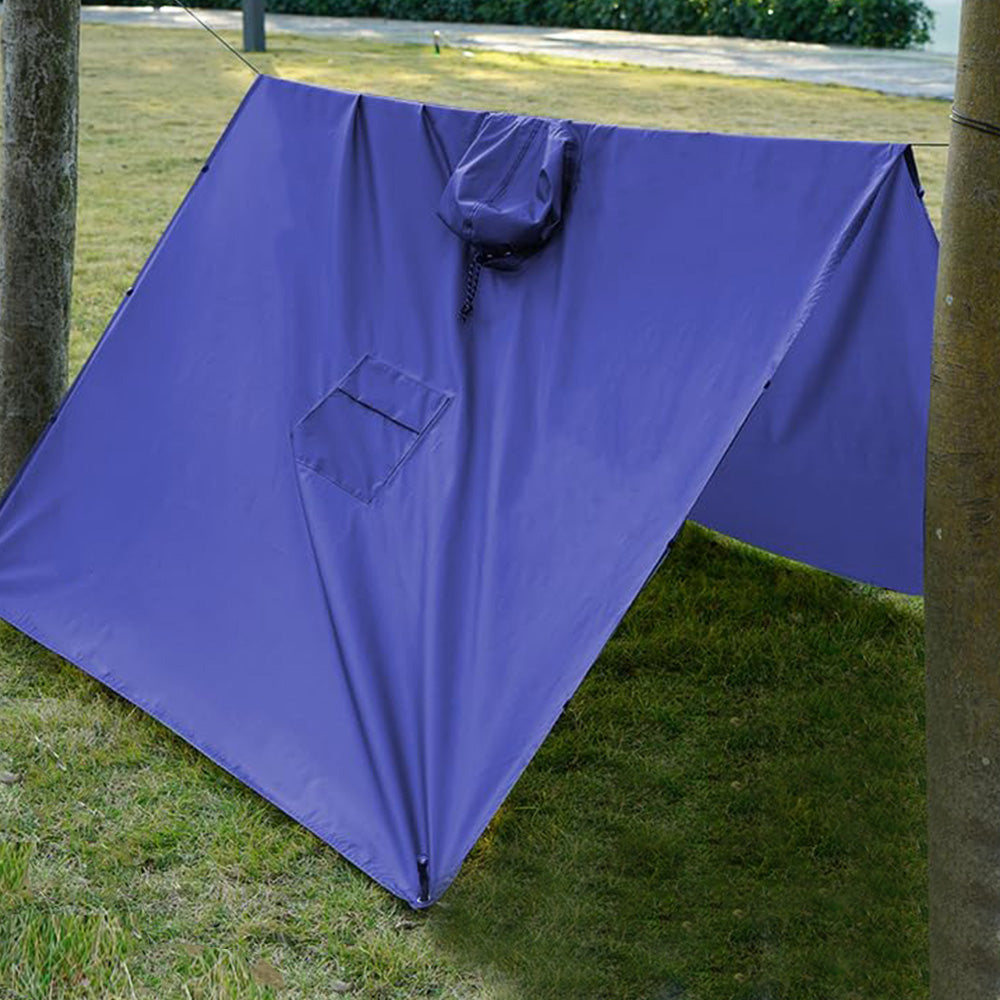3 in 1 Portable Rain Poncho Waterproof Lightweight Emergency Raincoat with Pocket