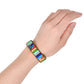 7 Chakra Boho Leather Wrap Bracelet