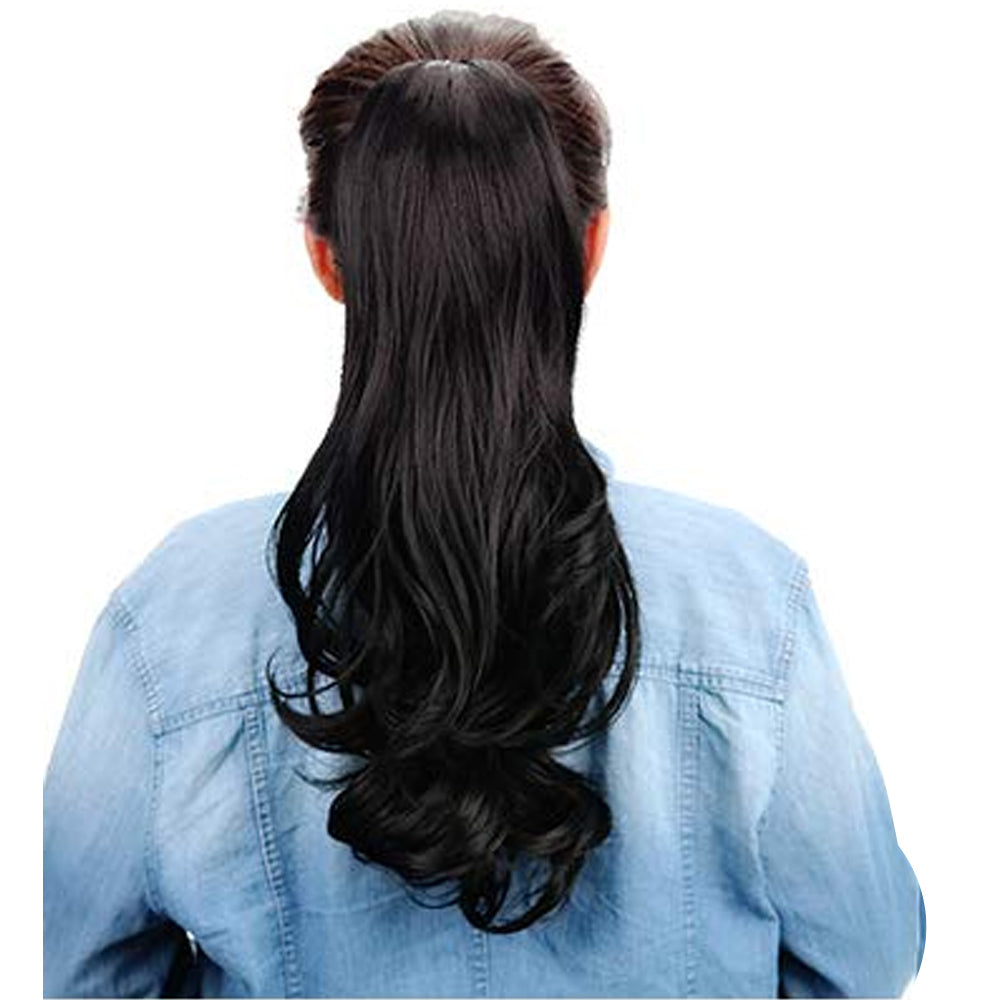 Natural Thick Clip-In Style Long Curly Ponytail Hair Extensions