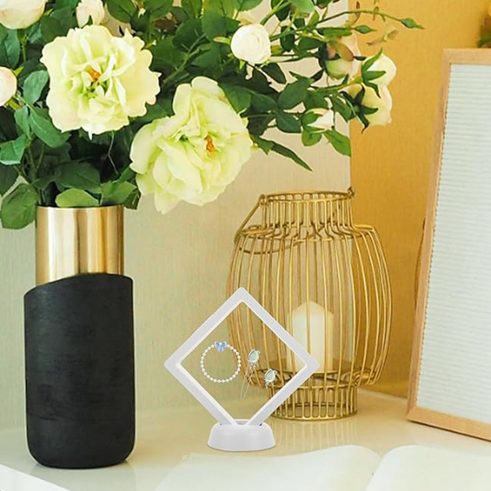 8Pcs 3D Floating Frame Display Cases