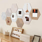 Hexagon Felt Bulletin Board Wall Panels Self Adhesive Pin Board