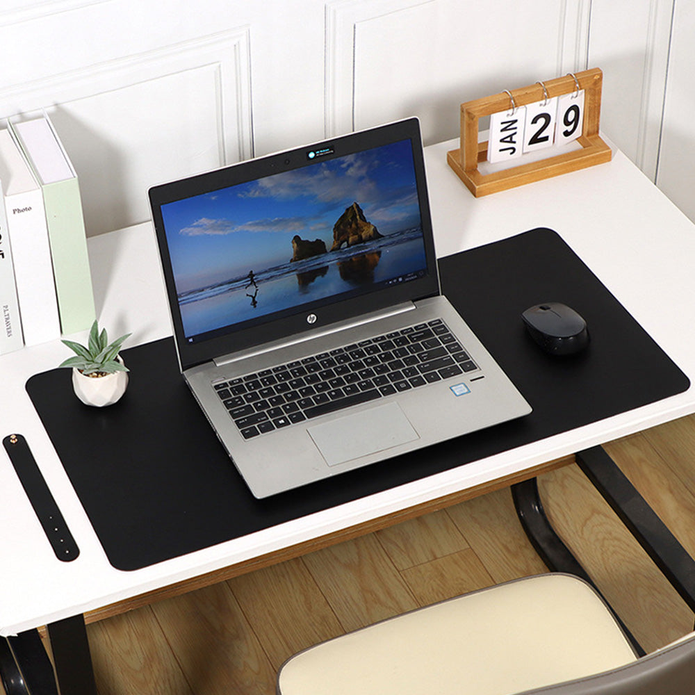 Large PU Leather Desk Mat Waterproof Non Slip Mouse Pad for Office Home