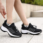 Breathable Stretch Mesh Slip On Walking Sneakers for Men and Women-White