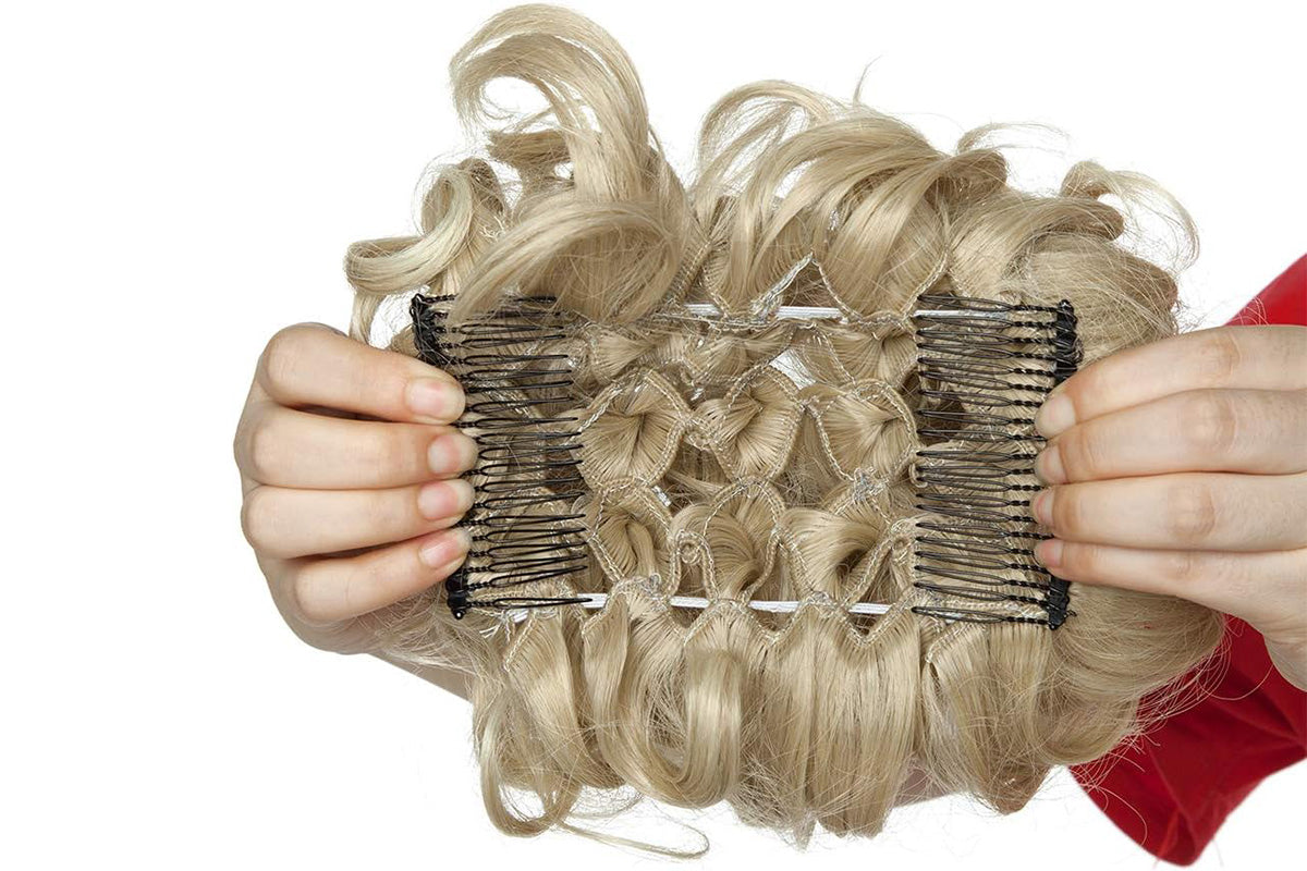 Curly Hair Bun Extension Messy Bun Hairpiece for Instant Updo