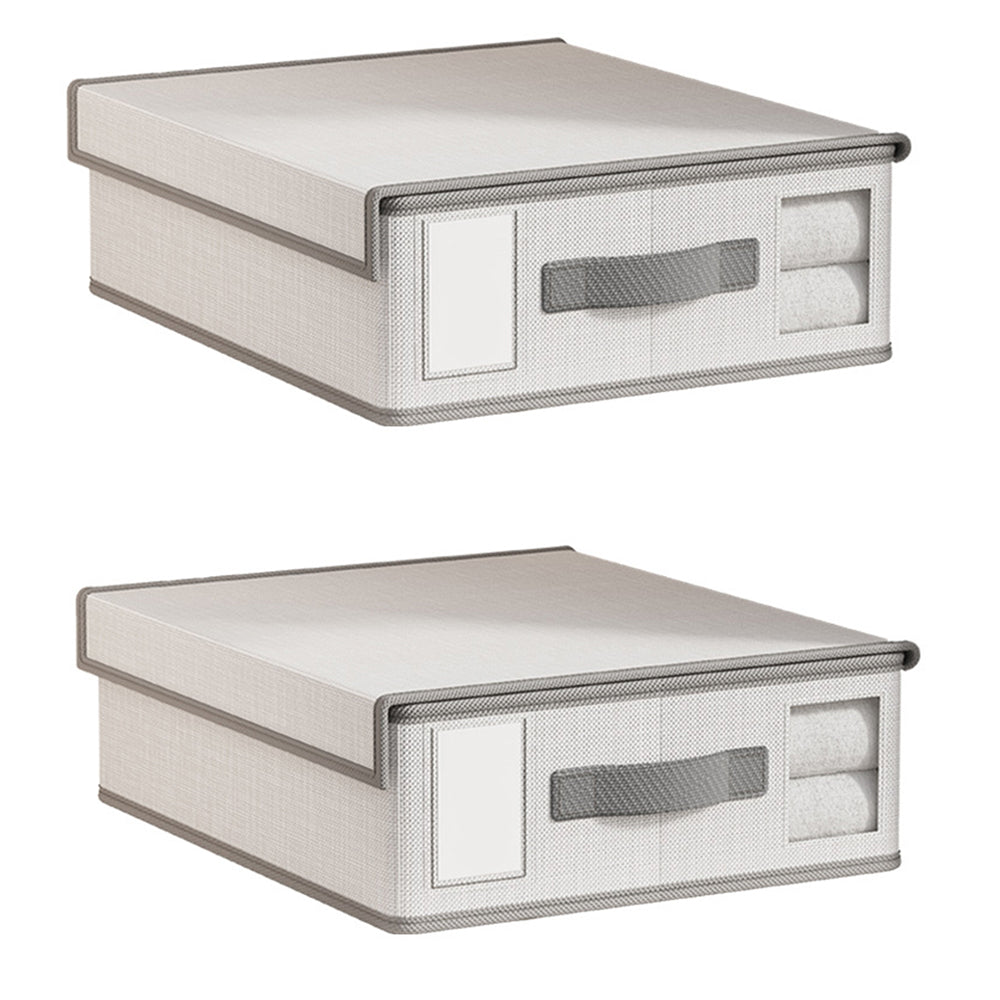 2Pcs 38x32x12CM Non-woven Foldable Bedding Storage Cubes Bag