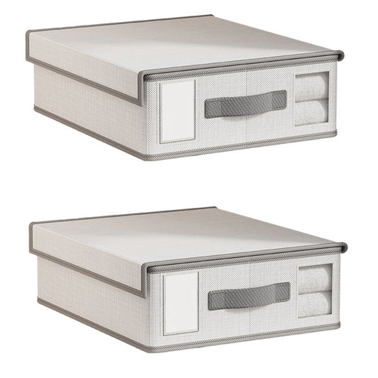 2Pcs 38x32x12CM Non-woven Foldable Bedding Storage Cubes Bag