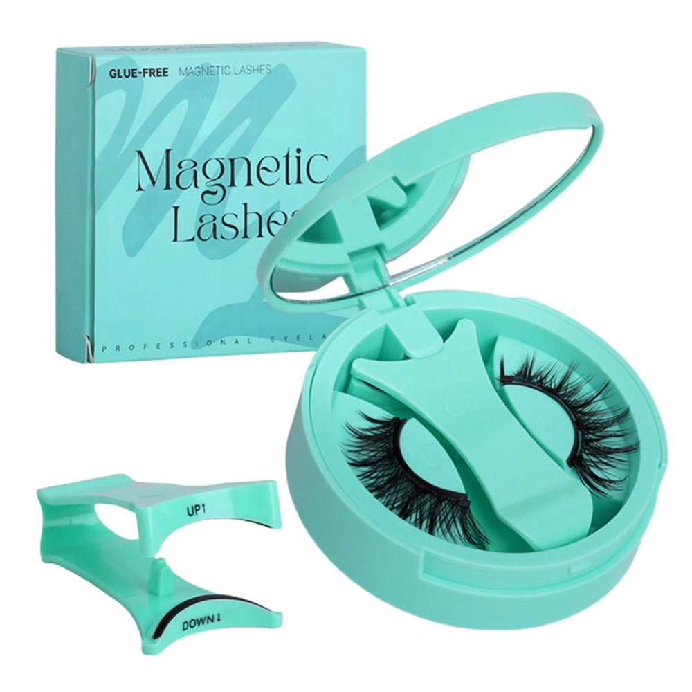 2XReusable Eyelashes Kit No Glue Needed Easy to Wear and Remove-Style 2