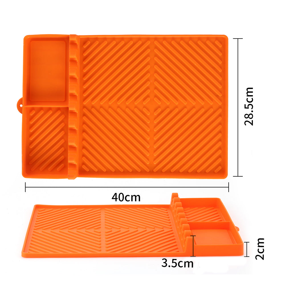 Microwave Outdoor BBQ Heat-Resistant Silicone Grill Mat for Griddle Tool