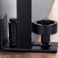 4Pcs Wall Mounted Sliding Barn Door Floor Guide for Flush Bottom Adjustable Stay Rollers