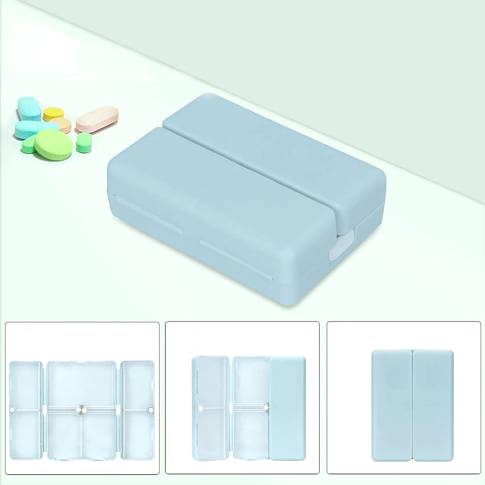 Portable 7-Grid Pill Medicine Storage Dispenser Box