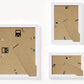 15 Piece Picture Frame Set Multi-size Collage Photo Frames for Wall or Tabletop Display