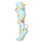 6 Pairs High Stretch Long Socks for Sports Casual Wear for Women - Style 1