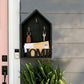 Vintage Key Holder Wall Mount with 3 Metal Hooks Key Rack for Entryway Living Room