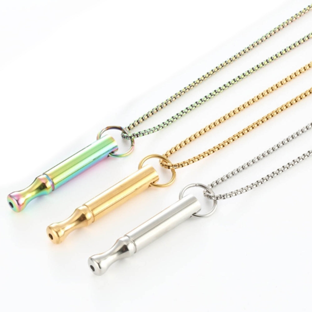 2Pcs Anxiety Stress Relief Meditation Breathing Necklace