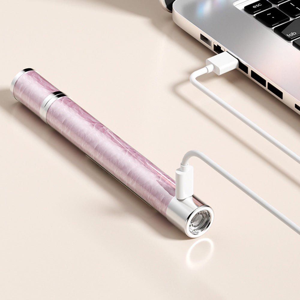2 in 1 Cordless Electric Nail File Drill with Light Lamp 18 Bits 3 Speeds Mode for Women Men